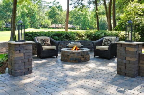 Fire Pit Installation in Magnolia