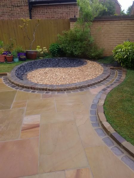Sandstone Patio Installation in Magnolia